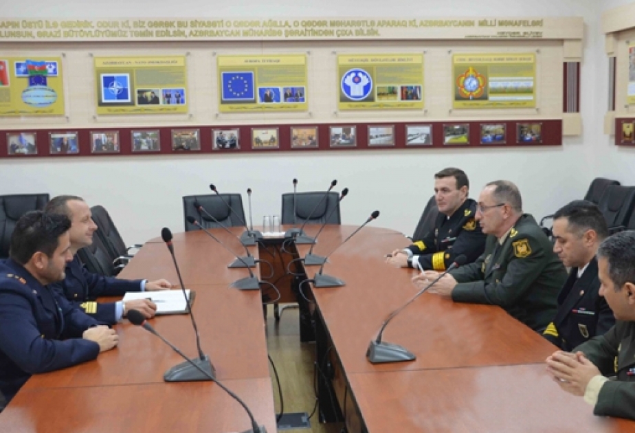 لقاء بين خبراء وزارتي الدفاع الأذربيجانية والإيطالية