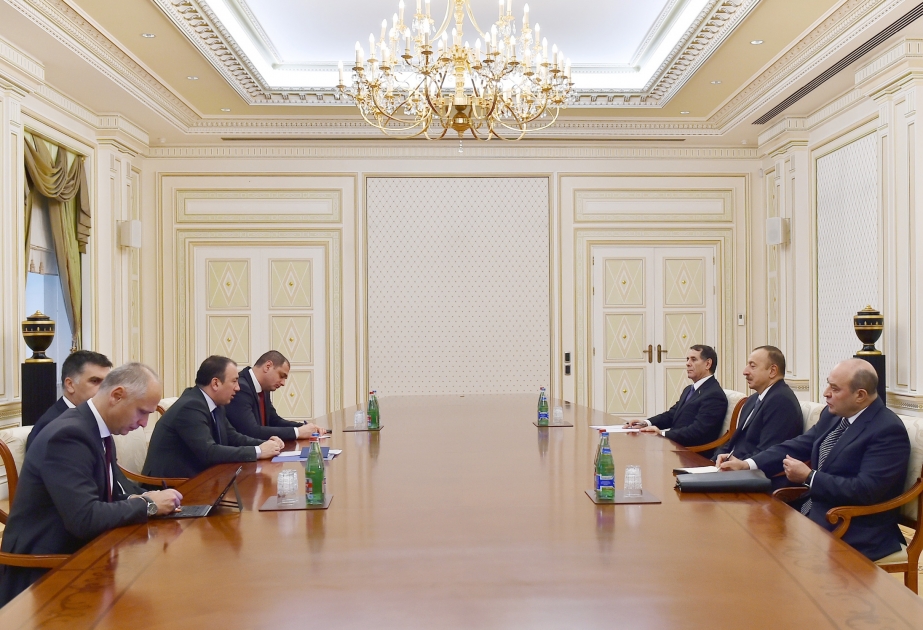 伊利哈姆·阿利耶夫总统接见波黑外长率领的代表团