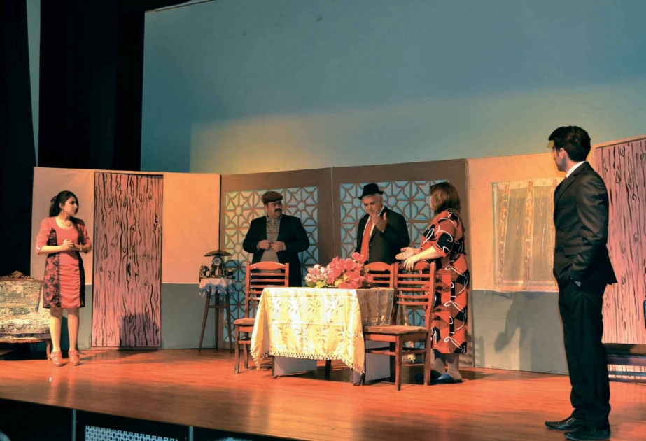 Babək Rayon Xalq Teatrında “Unuda bilmirəm” tamaşasının premyerası olub