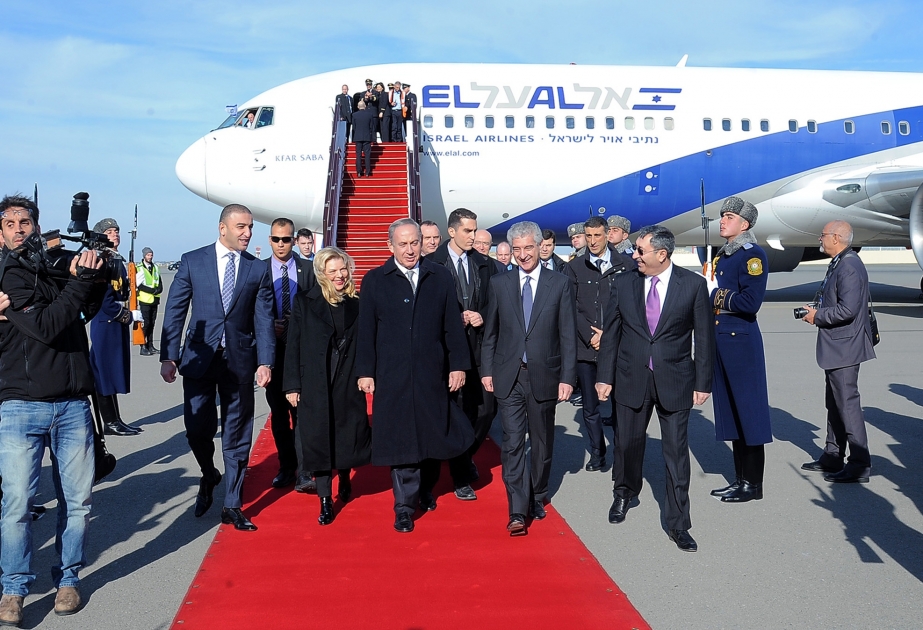 Israels Premierminister zu Arbeitsbesuch in Aserbaidschan eingetroffen