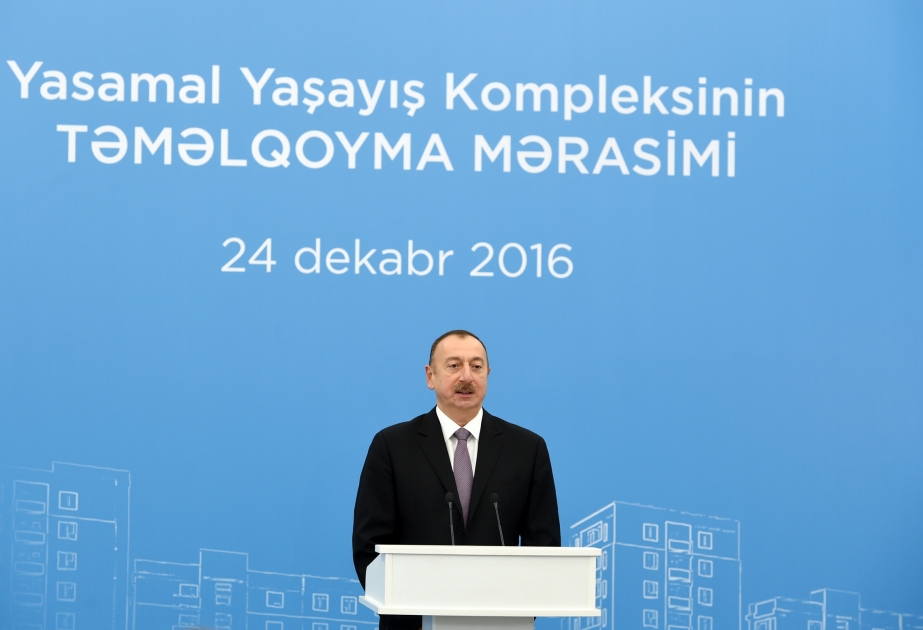 President Ilham Aliyev: Social apartment project will revitalize construction sector