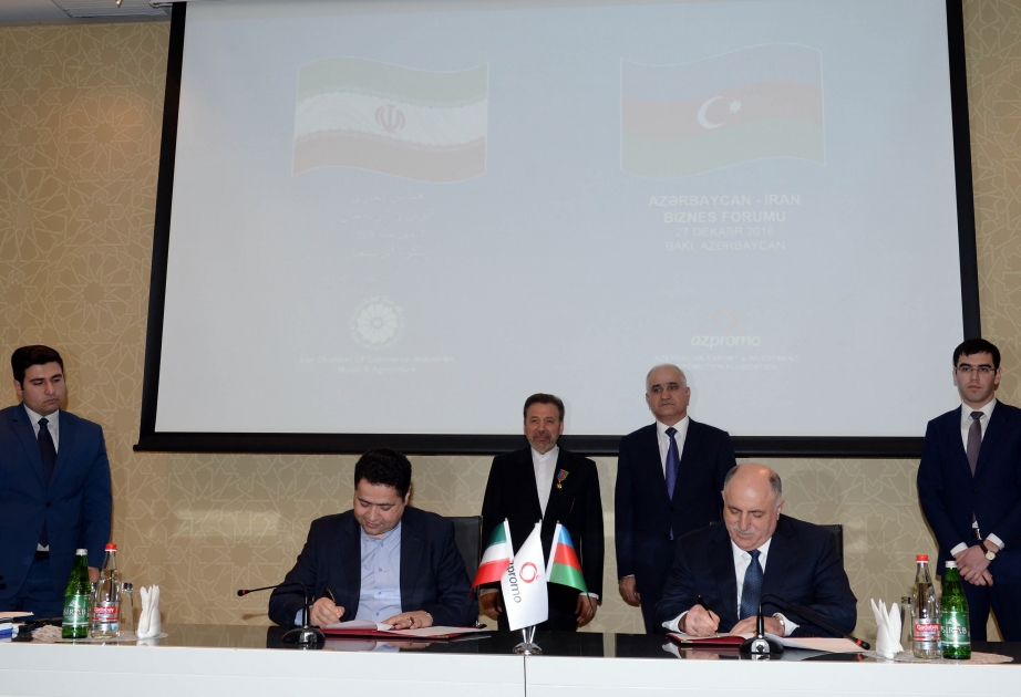 Azərbaycanla İran arasında qarşılıqlı əməkdaşlığa dair Anlaşma Memorandumu imzalanıb
