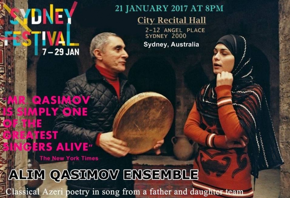 Alim Gasimov und Fargana Gasimova geben Konzert in Sydney