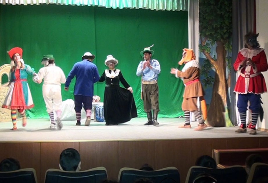 Naxçıvan Dövlət Kukla Teatrında xüsusi kateqoriyadan olan uşaqlar üçün tamaşa nümayiş etdirilib