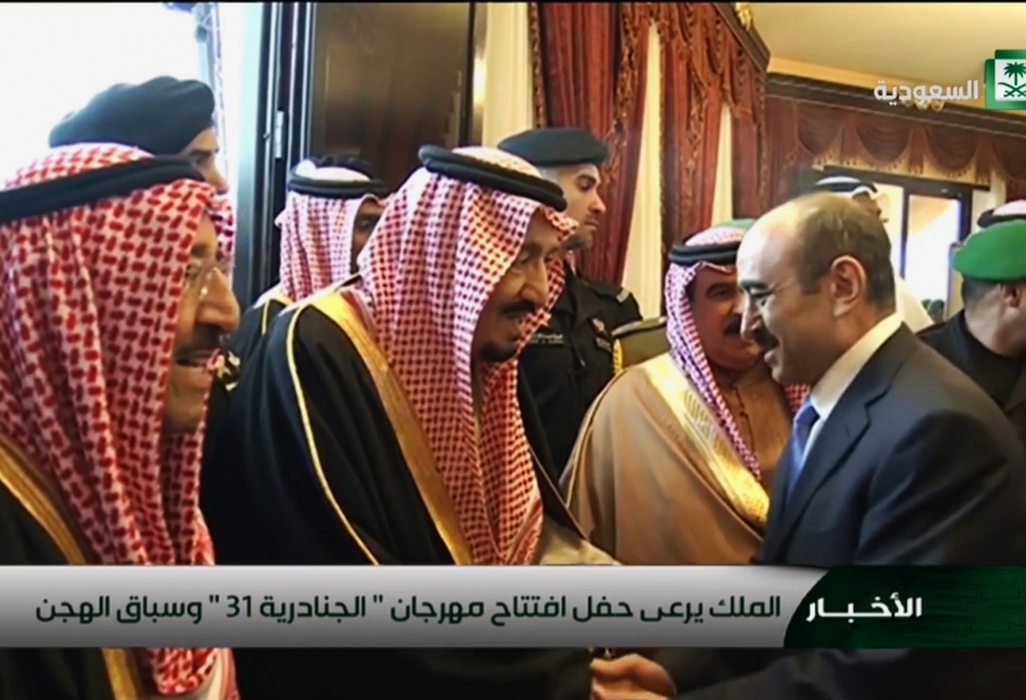 Помощник Президента Азербайджана Али Гасанов встретился в Эр-Рияде с Королем Саудовской Аравии Салманом ибн Абдул-Азизом Аль Саудом ВИДЕО