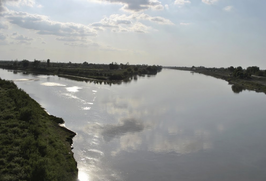 В нижнем течении реки Кура наблюдается понижение уровня воды