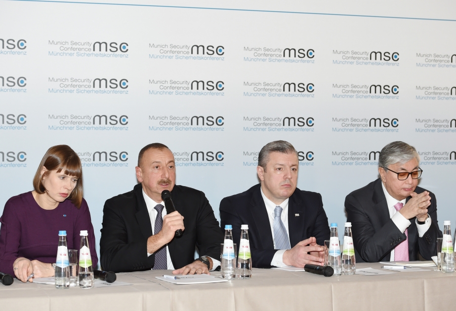Le président Ilham Aliyev participe aux discussions organisées en marge de la Conférence de Munich sur la sécurité VIDEO