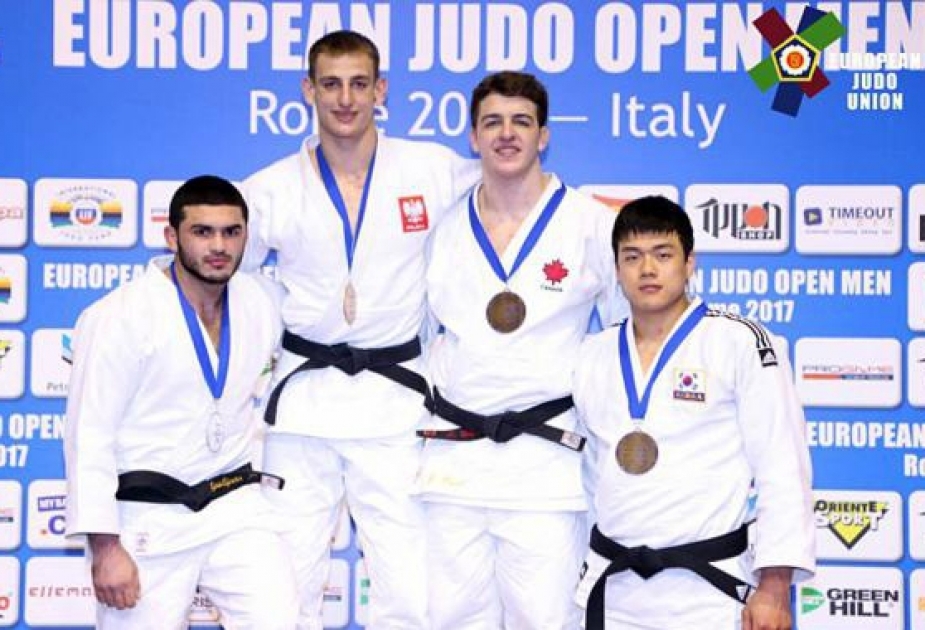 阿塞拜疆柔道队在欧洲杯赛上共赢得两枚奖牌