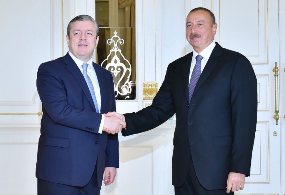 Prime Minister of Georgia Giorgi Kvirikashvili phoned President Ilham Aliyev