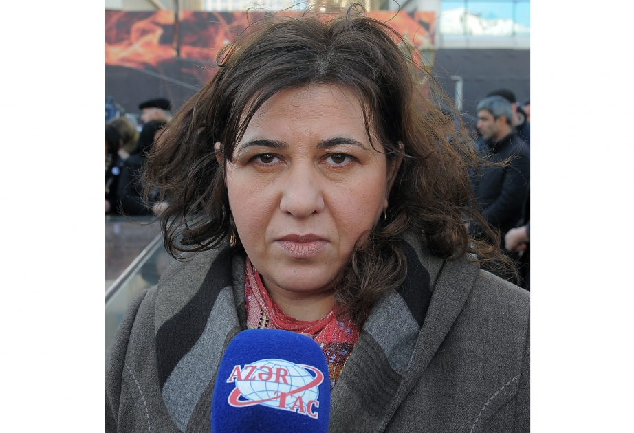 M.Axundova: Dünya birliyi ermənilərin qəsbkarlıq siyasətinin qarşısını almalıdır