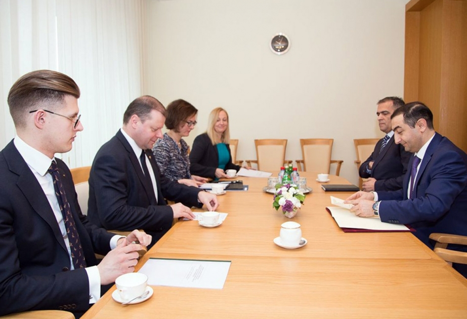 Премьер-министр Литвы заявил, что приложит все усилия для расширения литовско-азербайджанских связей