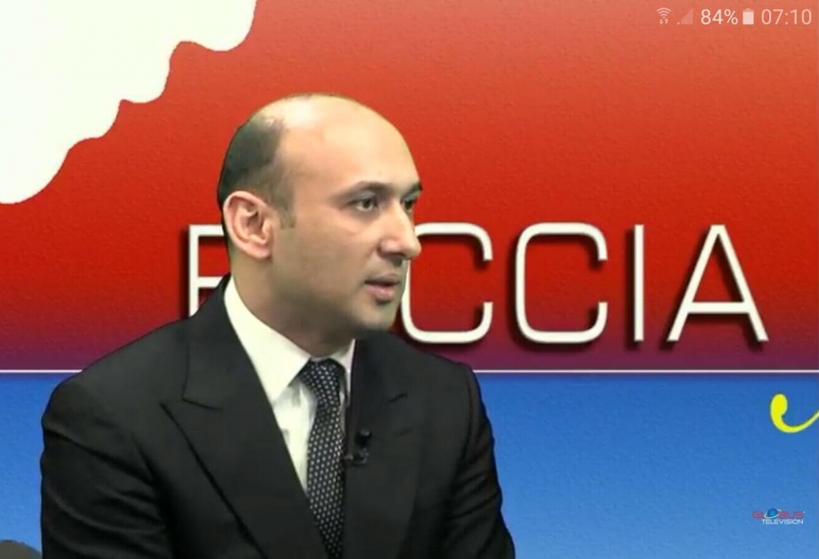 Azerbaijani ambassador interviewed by Italian TV channel