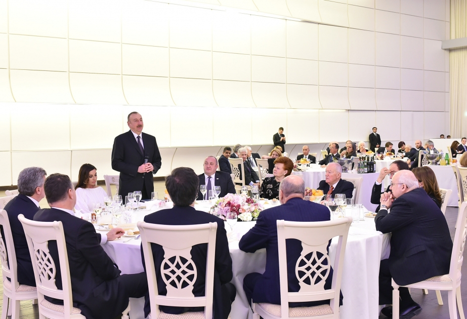 Dinner party was hosted for participants of 5th Global Baku Forum VIDEO