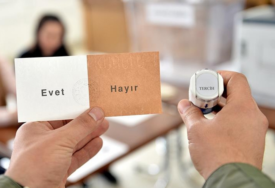 Stimmabgabe zum Verfassungsänderung-Referendum in Türkei