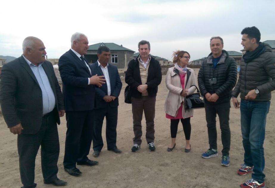 French journalists visit Jojug Marjanli village in Azerbaijan