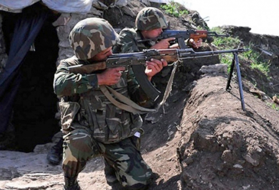 Вооруженные подразделения Армении, используя минометы, 132 раза нарушили режим прекращения огня