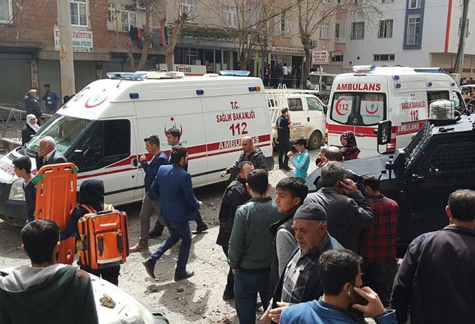 土耳其东南部城市迪亚巴克尔发生剧烈爆炸