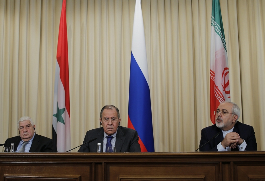 Russia, Iran and Syria vow to continue war on terrorism