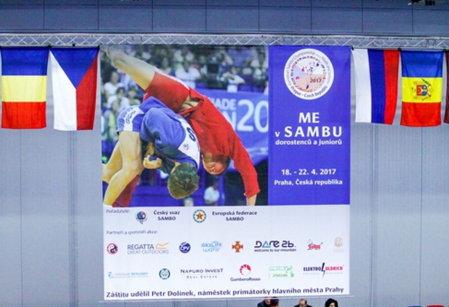 Young Azerbaijani sambo wrestlers win two medals on first day of European Championship