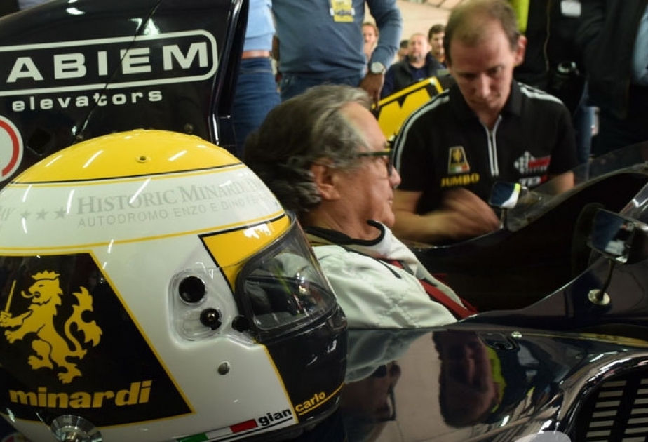 Джанкарло Минарди в 70 лет сел за руль машины Ф1