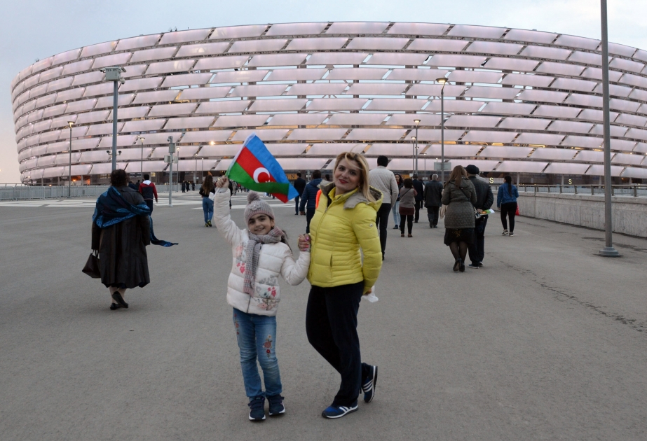 Bakı Olimpiya Stadionu bir neçə dəqiqədən sonra dünya idmanının diqqət mərkəzinə çevriləcək