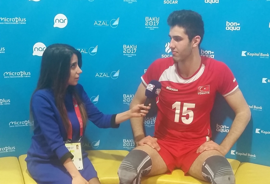 Волейболист сборной Турции: Благодаря поддержке азербайджанских болельщиков, мы чувствовали себя как дома