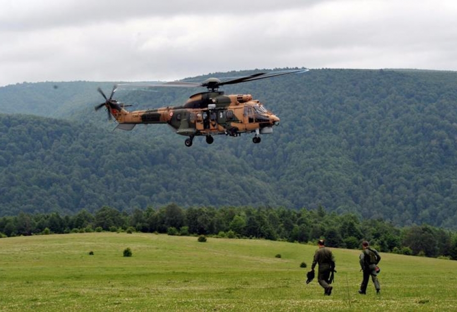 Türkiyənin Şırnak vilayətində hərbi helikopter qəzaya uğrayıb