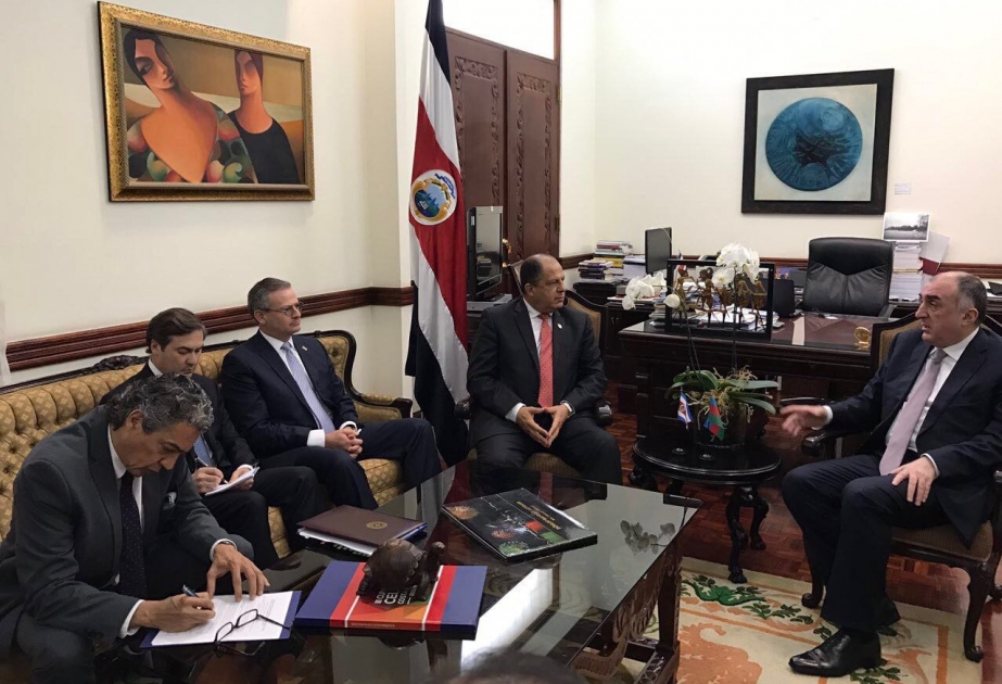 Prezident Luis Gilyermo Solis: Kosta-Rika Azərbaycanla əməkdaşlığın genişləndirilməsində maraqlıdır