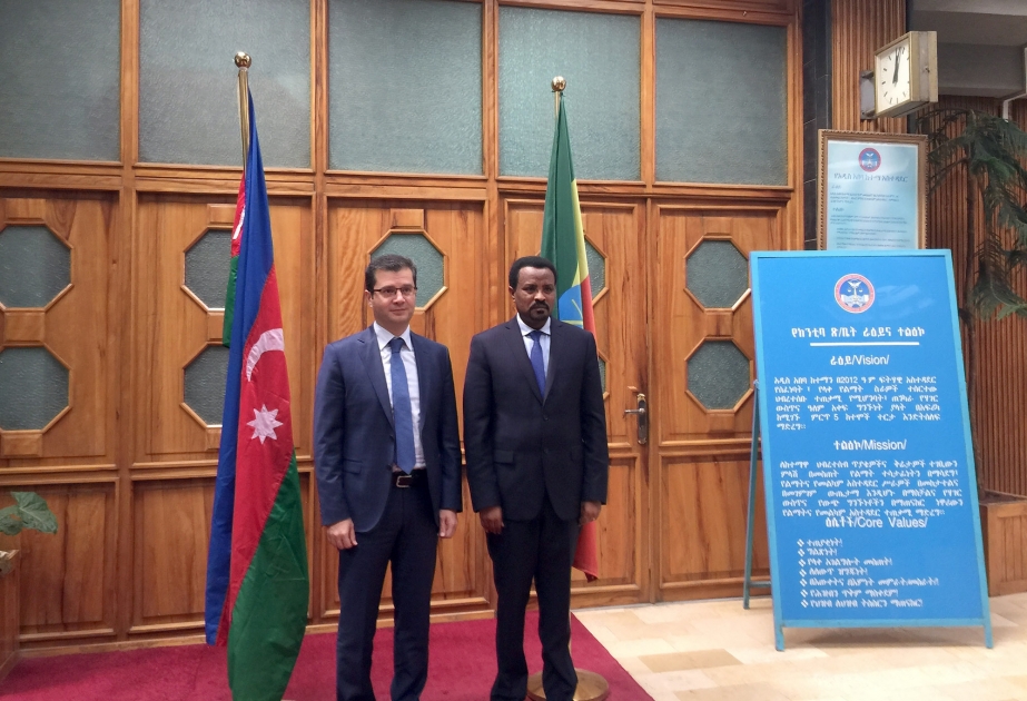 Aserbaidschans Botschafter trifft sich mit Oberbürgermeister von Addis Abeba