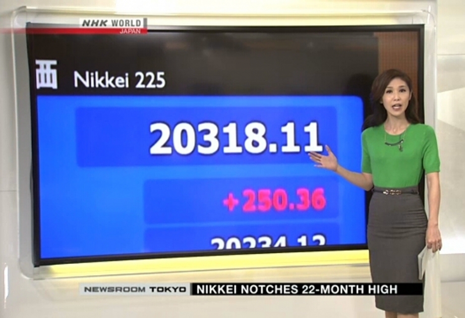 Tokio Fond Birjasında “Nikkey” indeksi günü ilin ən yüksək göstəricisi ilə başa vurub