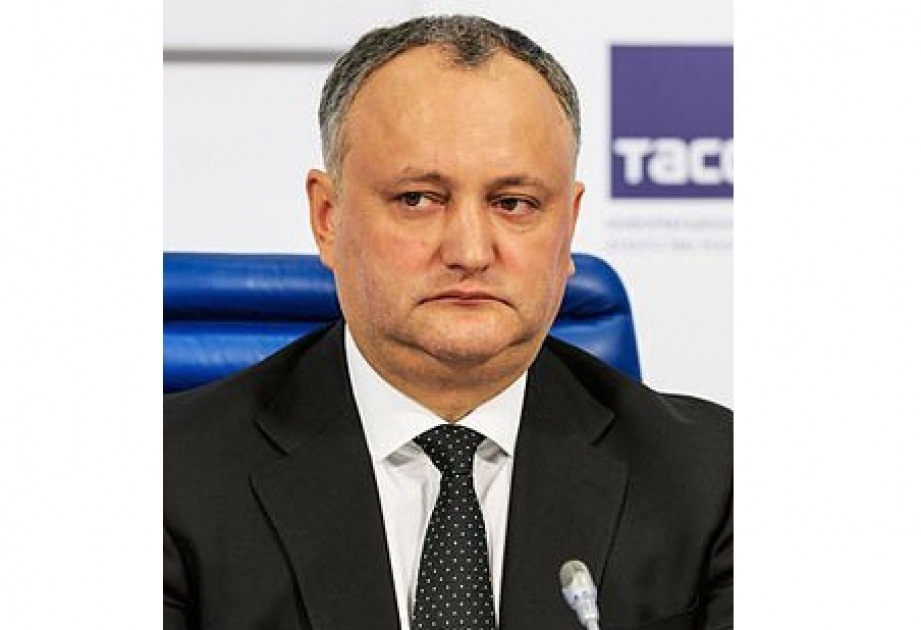 Президент Молдовы Игорь Додон: «Молдавия заинтересована в активизации торговых и культурных связей с Азербайджаном»