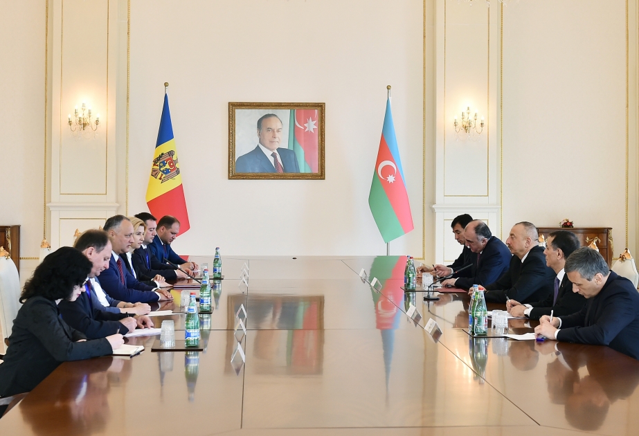 Präsident Ilham Aliyev und Präsident Igor Dodon treffen sich im erweiterten Format VIDEO