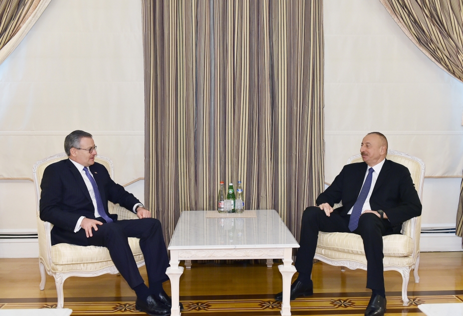 Präsident Ilham Aliyev empfängt Außenminister von Costa Rica VIDEO