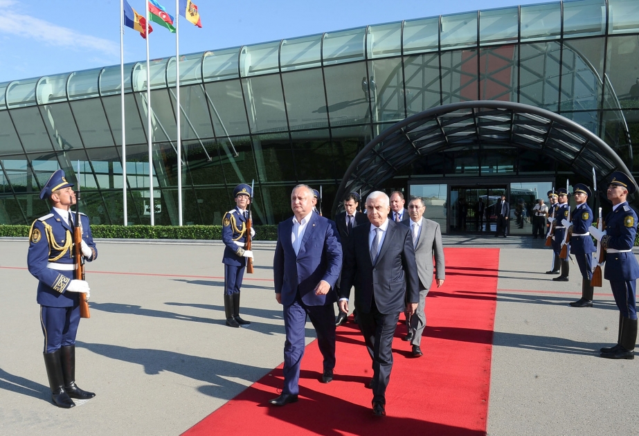 Moldawiens Präsident Igor Dodon beendet seinen Staatsbesuch in Aserbaidschan