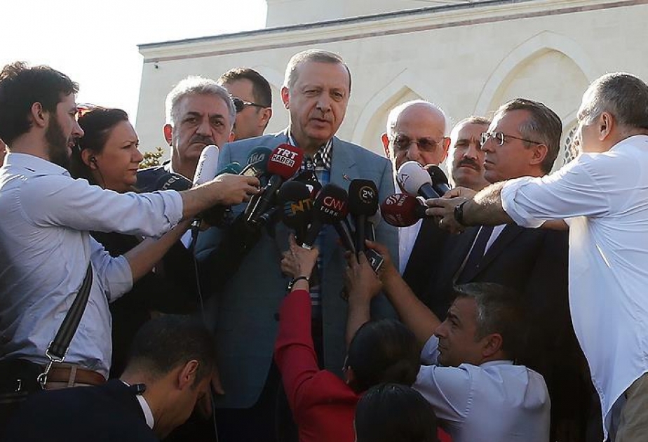 Erdoğan says he is well after suffering health problem during Eid prayers