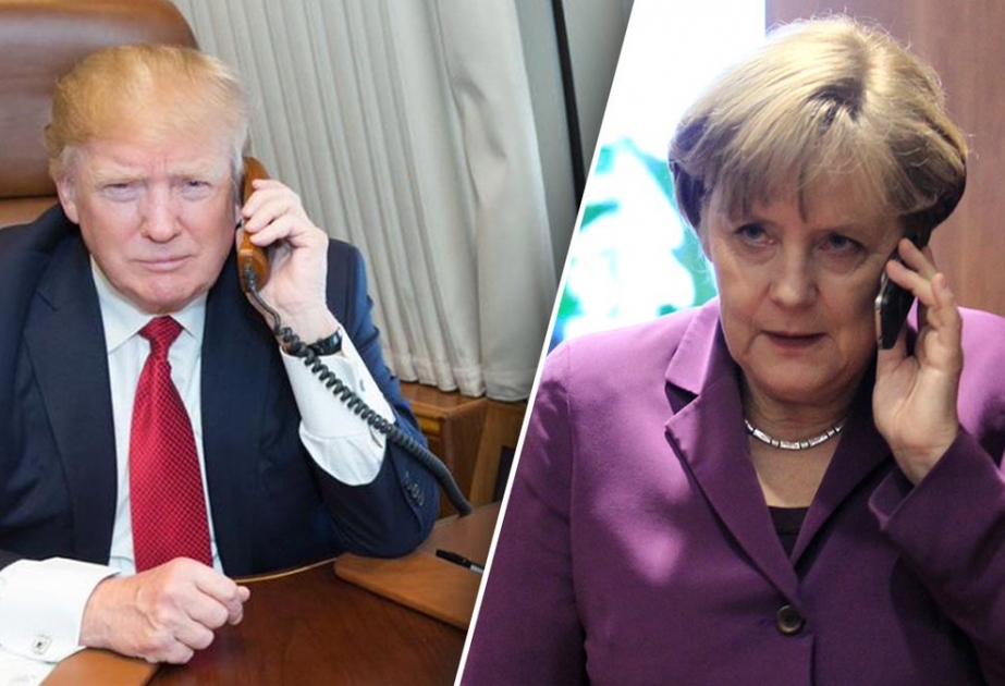 Telefonate von Trump mit Merkel