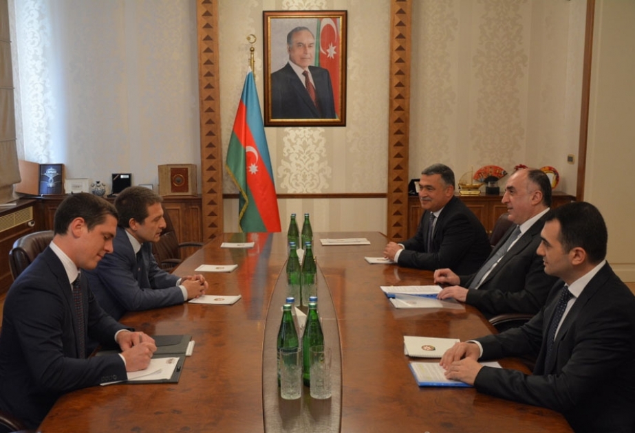 Azerbaijan`s FM meets outgoing Italian ambassador