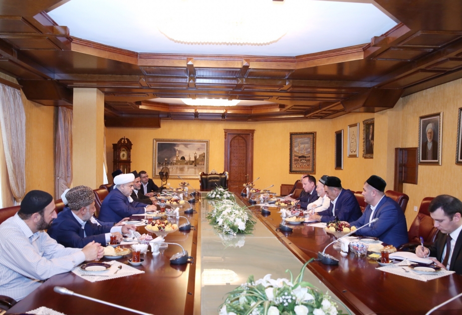 Azerbaijan Uzbekistan discuss relations in religious field