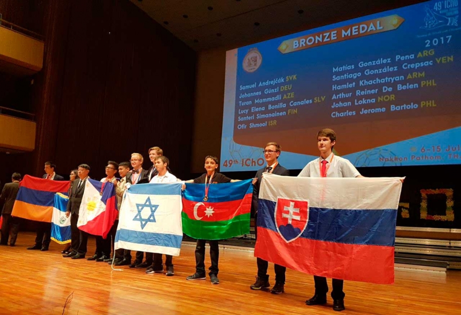 Azərbaycan məktəblisi Beynəlxalq Kimya Olimpiadasında qızıl medal qazanıb