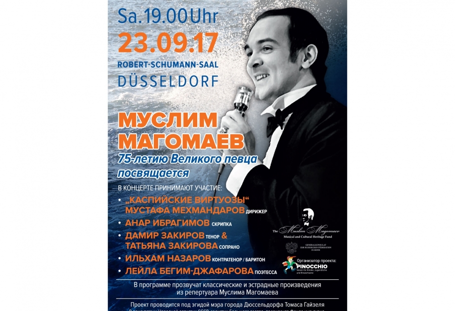 Almaniyada Müslüm Maqomayevin 75 illiyinə həsr edilən konsert keçiriləcək