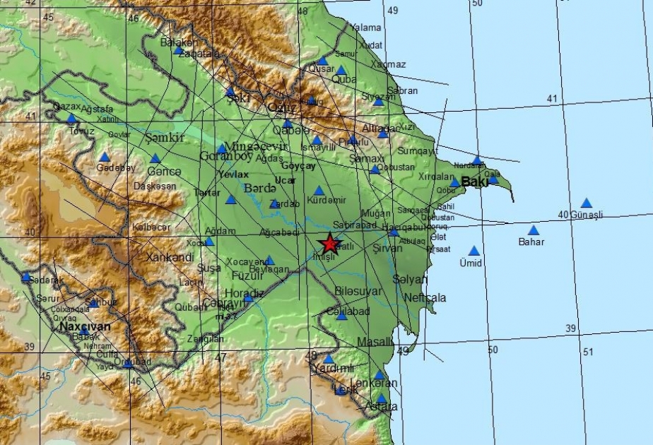 زلزال يضرب محافظة ساعتلي الأذربيجانية