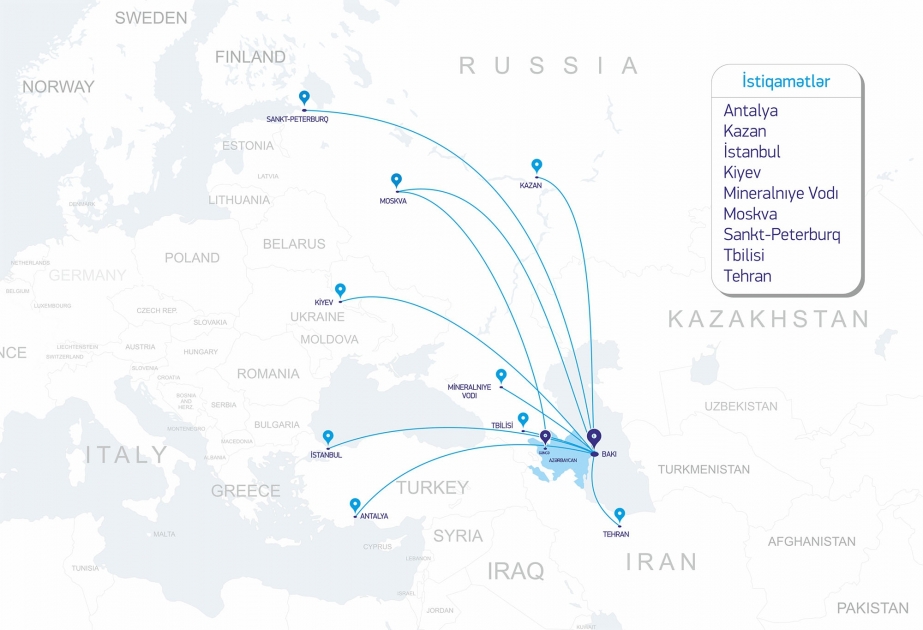“Buta Airways” İstanbula və Sankt-Peterburqa aviabiletlərin satışına başlayıb