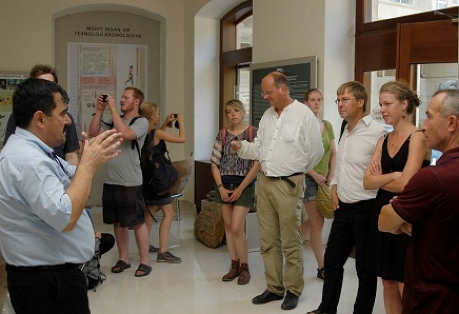 Немецкие ученые посетили Институт археологии и этнографии Академии наук Азербайджана