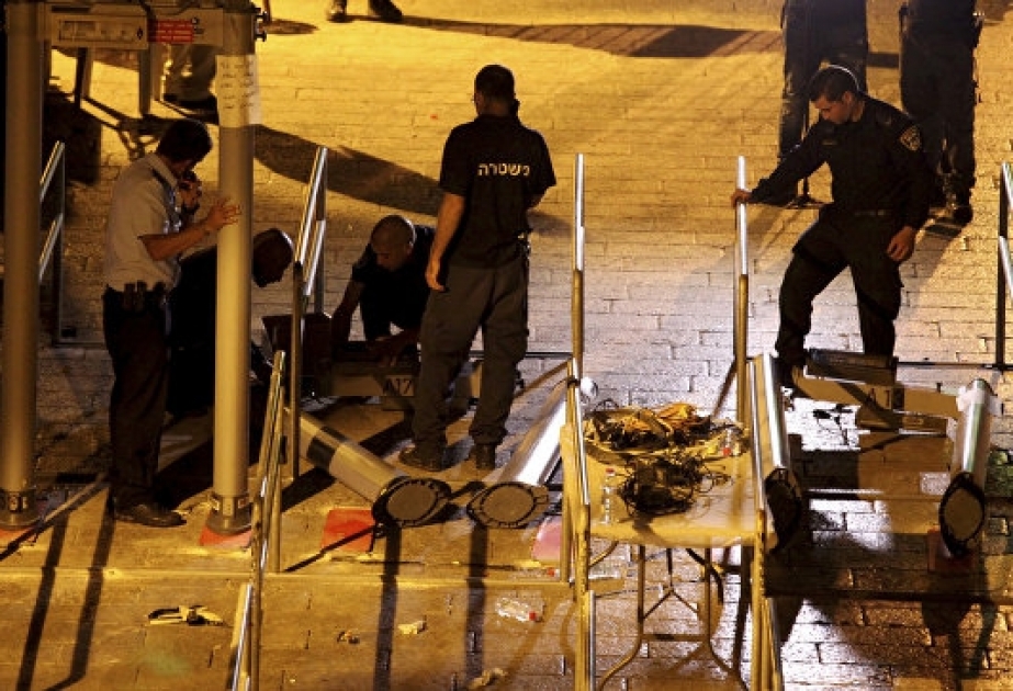 İsrail polisi Əl-Əqsa məscidində təhlükəsizlik tədbirlərini ləğv edib