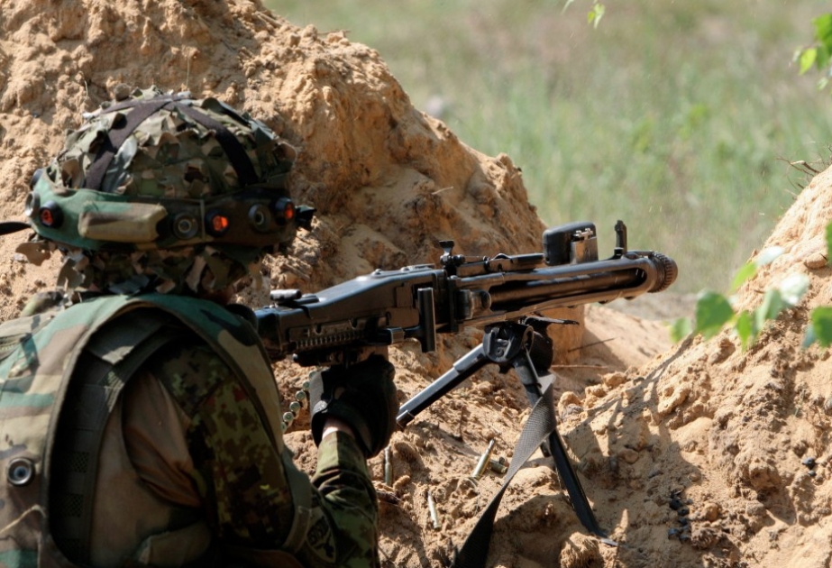 Azerbaijan`s Defense Ministry: Armenian armed units violated ceasefire 135 times