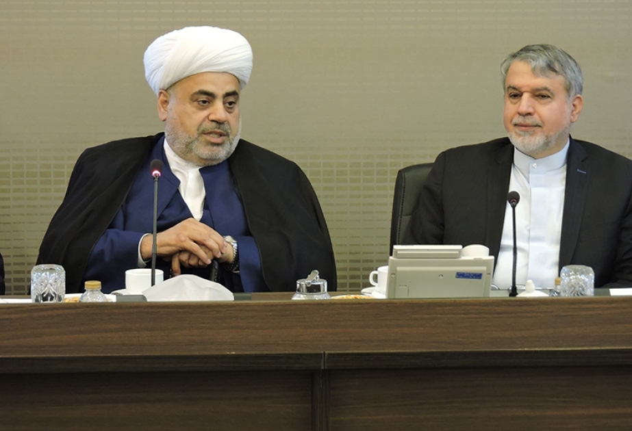 Chairman of the Caucasus Muslims Office meets Minister of Culture and Islamic Guidance of Iran