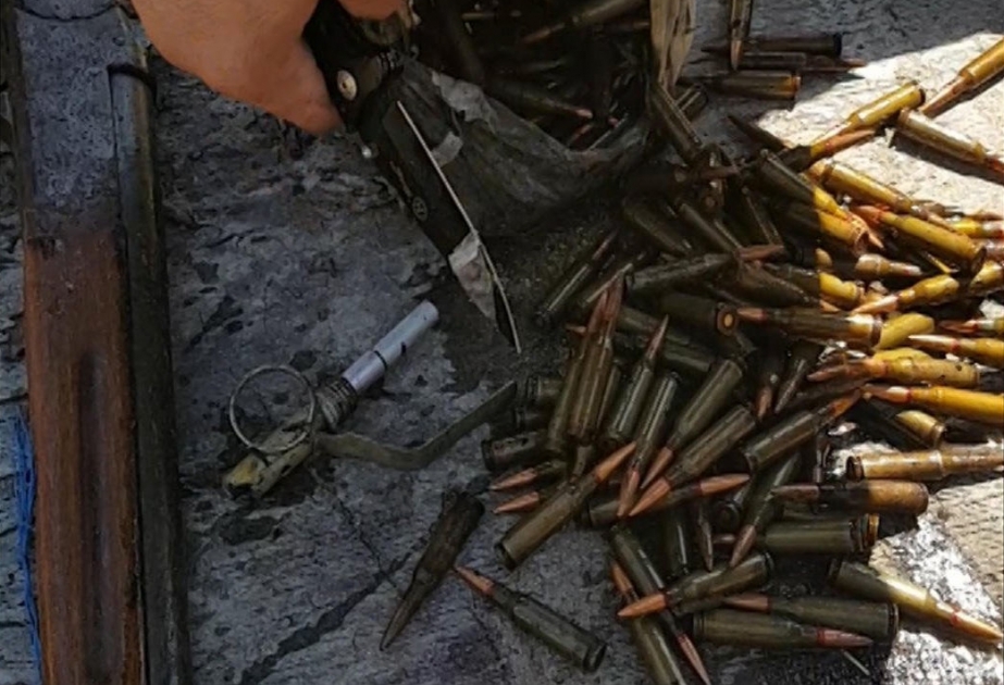 Ağstafa rayonundakı Ceyrançöl adlanan ərazidən silah-sursat tapılıb