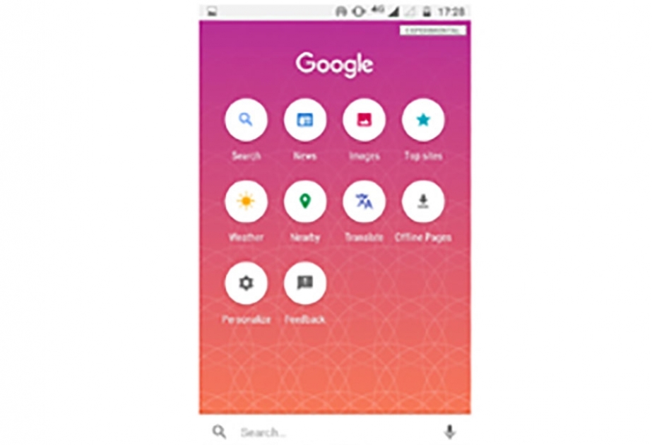 “Google” “Search Lite” mobil proqramını sınaqdan keçirir