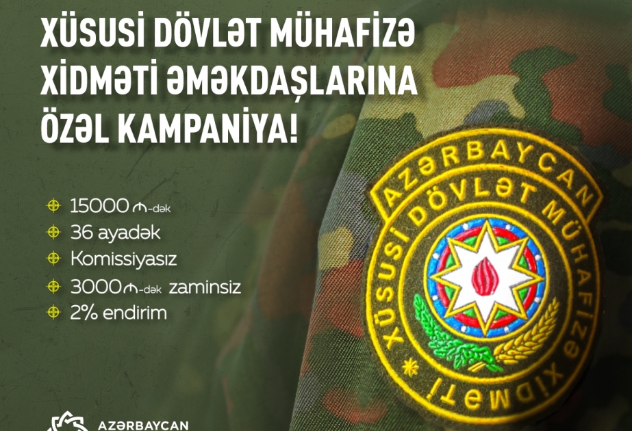 “Azərbaycan Beynəlxalq Bankı”ndan Xüsusi Dövlət Mühafizə Xidməti əməkdaşları üçün kredit kampaniyası
