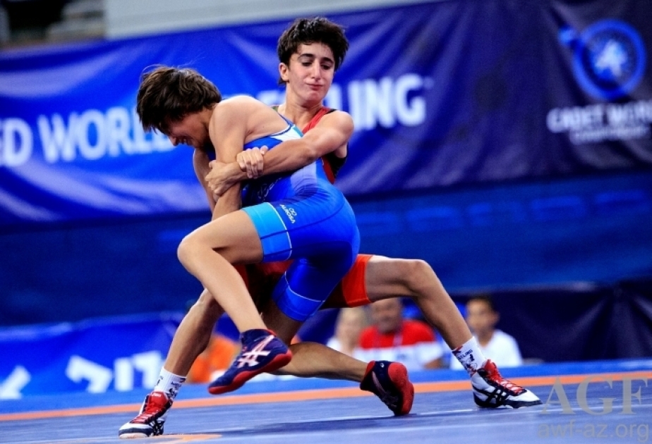 Azerbaijan’s Nazarova crowned world wrestling champion in Athens